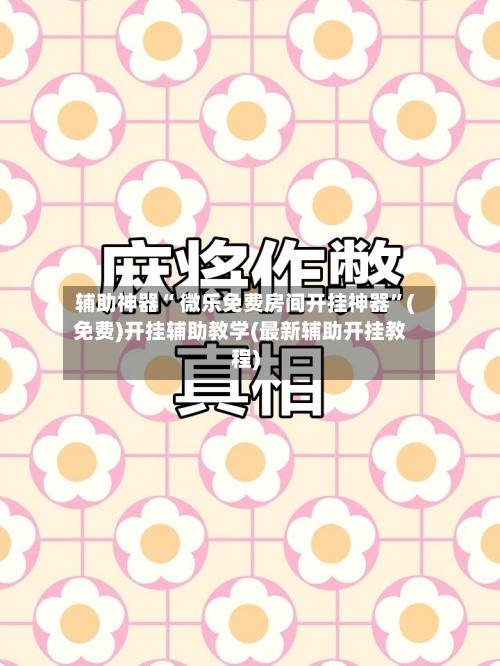 辅助神器“ 微乐免费房间开挂神器”(免费)开挂辅助教学(最新辅助开挂教程)-第2张图片