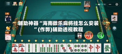 辅助神器“海南微乐麻将挂怎么安装”(作弊)辅助透视教程-第3张图片