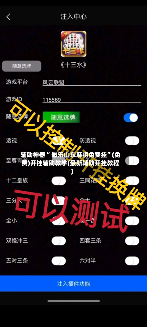 辅助神器“ 微乐山东麻将免费挂”(免费)开挂辅助教学(最新辅助开挂教程)-第2张图片