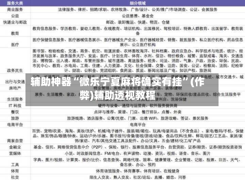 辅助神器“微乐宁夏麻将确实有挂”(作弊)辅助透视教程-第2张图片