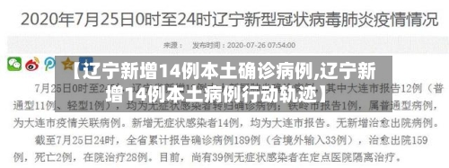 【辽宁新增14例本土确诊病例,辽宁新增14例本土病例行动轨迹】