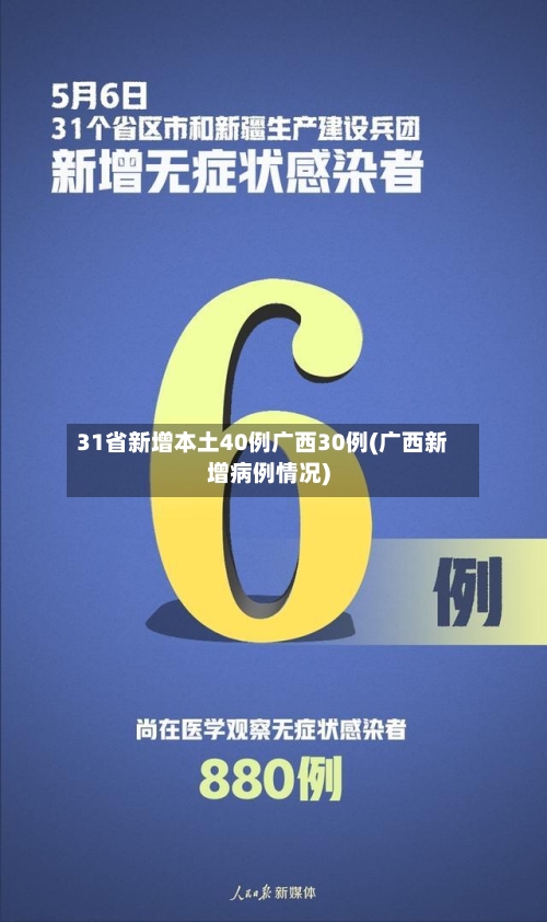 31省新增本土40例广西30例(广西新增病例情况)